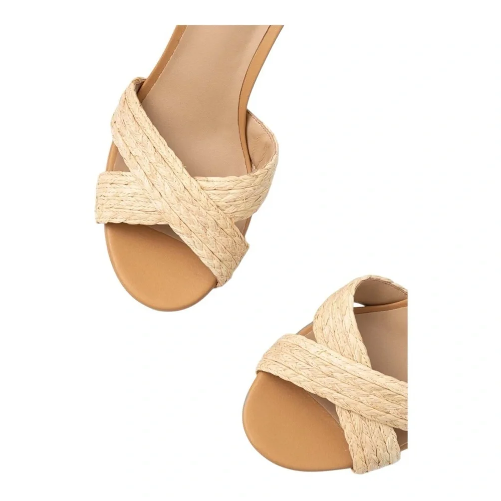Sasha Raffia Platform Sandal
